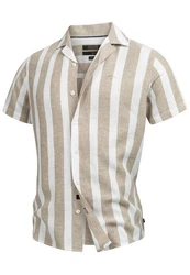 Indicode Hemd INBravida Beige/Braun/Khaki