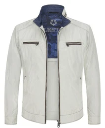 Funktionsjacke MSCapo mit Logo Badge und Kontrastpaspeln