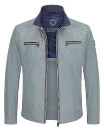 Funktionsjacke MSCapo mit Logo Badge und Kontrastpaspeln