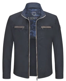 Funktionsjacke MSCapo mit Logo Badge und Kontrastpaspeln