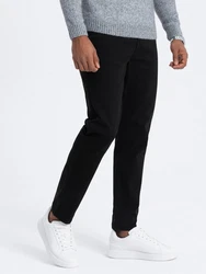 OMBRE Herren Chinohose Slim black