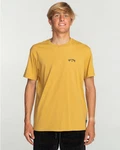 Billabong T-Shirt Arch Wave Gelb/Braun
