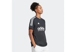 adidas Sportswear T-Shirt TIRO TEE Q1 Schwarz/Dunkelgrau/Grau
