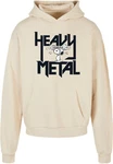 Merchcode Kapuzensweatshirt Herren Heavy Metal with Ultra Heavy Hoody (1-tlg) Beige/Khaki/Creme/Dunkelblau/Weiß