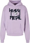 Merchcode Kapuzensweatshirt Herren Heavy Metal with Ultra Heavy Hoody (1-tlg) Lila
