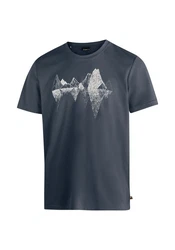 Maier Sports T-Shirt Tilia Pique Funktionsshirt Herren Dunkelblau/Dunkelgrau/Grau/Blau