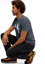Maier Sports T-Shirt Tilia Pique Funktionsshirt Herren Dunkelblau/Dunkelgrau/Grau/Blau