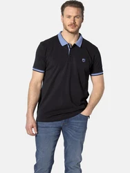 Jan Vanderstorm Poloshirt LAVRANS Blau/Dunkelblau