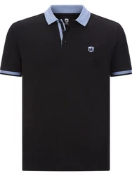 Jan Vanderstorm Poloshirt LAVRANS Blau/Dunkelblau