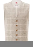 CG Club of Gents Anzugweste CG Plum Beige/Khaki/Braun/Grau