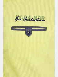 Jan Vanderstorm Kurzarmhemd MAWENS Gelb/Neonfarben