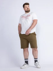 Petrol Industries T-Shirt SS Classic Print Rot/Braun/Dunkelrot/Creme