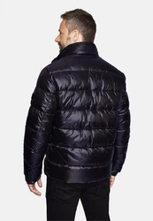 New Canadian Steppjacke Schwarz/Dunkelblau/Hellblau