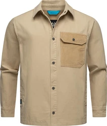 Ragwear Outdoorhemd Garwend Beige/Khaki/Braun
