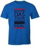 MoonWorks Print-Shirt Herren T-Shirt Hellblau/Blau/Dunkelblau MoonWorks Print-Shirt Herren T-Shirt Hellblau/Blau/Dunkelblau