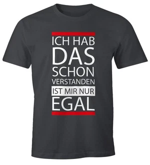 MoonWorks Print-Shirt Herren T-Shirt Grau/Dunkelgrau/Schwarz/Rot MoonWorks Print-Shirt Herren T-Shirt Grau/Dunkelgrau/Schwarz/Rot