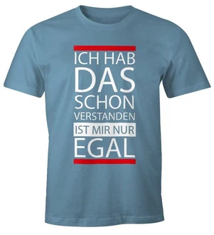 MoonWorks Print-Shirt Herren T-Shirt Grau MoonWorks Print-Shirt Herren T-Shirt Grau