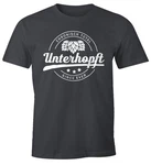 MoonWorks Print-Shirt Chronisch Unterhopft Total Herren T-Shirt Since Ever Fun-Shirt Hellblau/Dunkelgrau/Grau/Rot/Dunkelblau/Lila