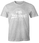 MoonWorks Print-Shirt Chronisch Unterhopft Total Herren T-Shirt Since Ever Fun-Shirt Grau/Dunkelgrau/Silber MoonWorks Print-Shirt Chronisch Unterhopft Total Herren T-Shirt Since Ever Fun-Shirt Grau/Dunkelgrau/Silber
