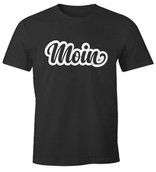 MoonWorks Print-Shirt Moin Herren T-Shirt Beige/Mintgrün/Weiß