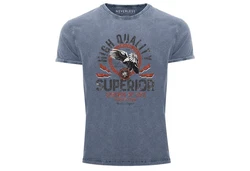 Neverless Print-Shirt Superior Legends Hellblau/Blau
