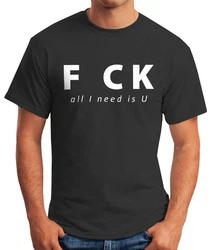 MoonWorks Print-Shirt Herren Spruch T-Shirt Schwarz