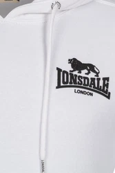 Lonsdale Kapuzensweatshirt CLAUGHTON Weiß/Creme