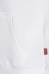 Lonsdale Kapuzensweatshirt CLAUGHTON Weiß/Creme
