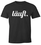 MoonWorks Cooles Lustiges Herren T-Shirt Läuft Fun-Shirt Rot/Grau/Schwarz/Beige/Braun/Dunkelblau MoonWorks Cooles Lustiges Herren T-Shirt Läuft Fun-Shirt Rot/Grau/Schwarz/Beige/Braun/Dunkelblau