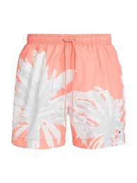 Badeshorts MEDIUM DRAWSTRING PLACED mit Palmenprint