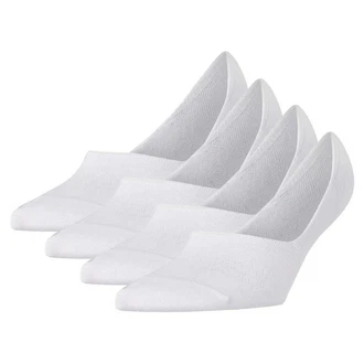 Burlington Flinge Damen Everyday IN Anti-Slip (4er Pack) Weiß/Creme