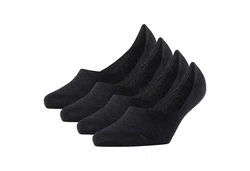 Burlington Flinge Damen Everyday IN Anti-Slip (4er Pack) Schwarz