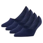 Burlington Flinge Damen Everyday IN Anti-Slip (4er Pack) Dunkelblau/Blau