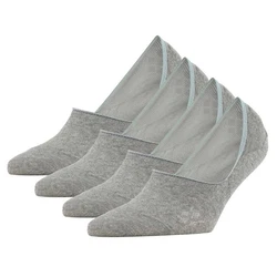 Burlington Flinge Damen Everyday IN Anti-Slip (4er Pack) Grau/Hellgrau