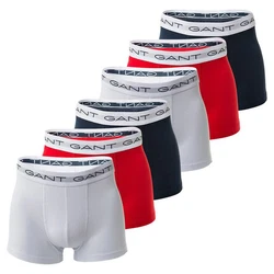 Gant Boxershorts TRUNK 5-PACK Rot/Mischfarben/Grau