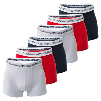 Gant Boxershorts TRUNK 5-PACK Rot/Mischfarben/Grau