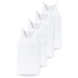 Schiesser Herren Unterhemd 4er Pack 
