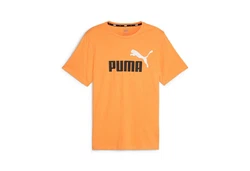 PUMA T-Shirt ESS+ 2 COL LOGO TEE Orange/Braun/Gelb