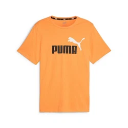 PUMA T-Shirt ESS+ 2 COL LOGO TEE Orange/Braun/Gelb