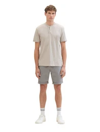 Chinoshorts mit Eingrifftaschen und Stretch