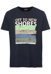 camel active T-Shirt T-Shirt 1/2 Arm Blau/Dunkelblau/Hellblau/Türkis/Braun/Grün