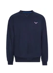 Trigema Oversized Sweatshirt mit Logo-Patch blau (navy)