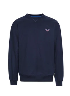 Trigema Oversized Sweatshirt mit Logo-Patch