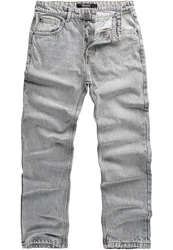 REPUBLIX Loose-fit Jeans ZACHARY Herren Grau/Hellgrau