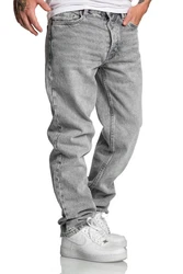 REPUBLIX Loose-fit Jeans ZACHARY Herren Grau/Hellgrau