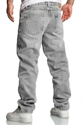 REPUBLIX Loose-fit Jeans ZACHARY Herren Grau/Hellgrau
