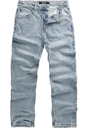 Loose-fit-Jeans ZACHARY Herren 90s Denim Jeans Hose Straight Baggy
