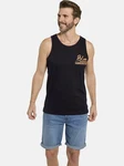 Jan Vanderstorm Muskelshirt Style FELTON Hellblau/Braun/Beige/Dunkelblau/Gold