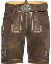 KRGER BUAM Trachtenlederhose Kurze Lederhose
