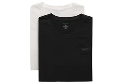 Gant C-NECK T-SHIRT 4-PACK Schwarz/Weiß